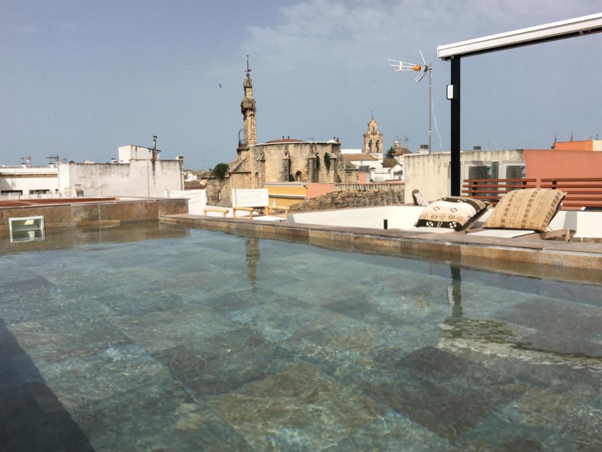 Casa Palacio En Jerez De La Frontera Con Piscina Privada Bagian luar foto