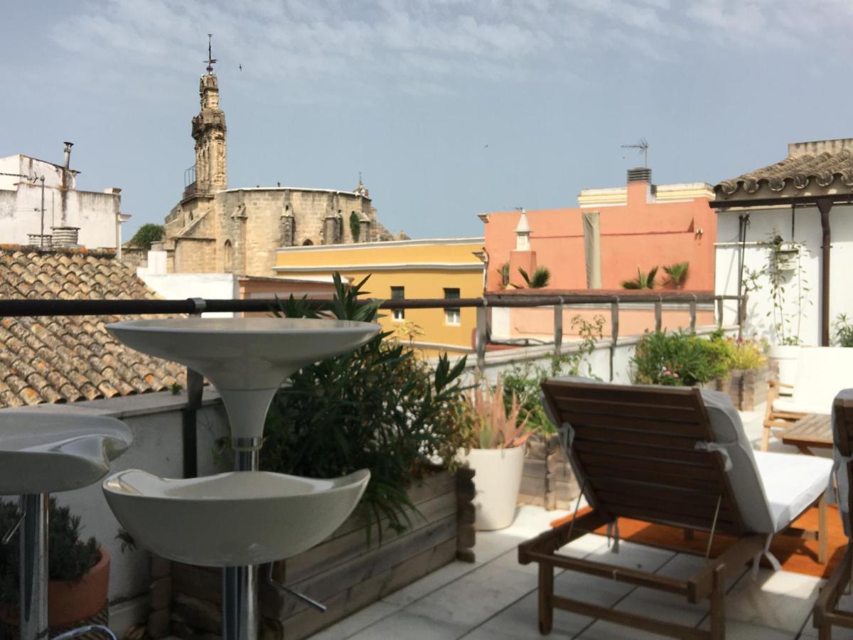 Casa Palacio En Jerez De La Frontera Con Piscina Privada Bagian luar foto