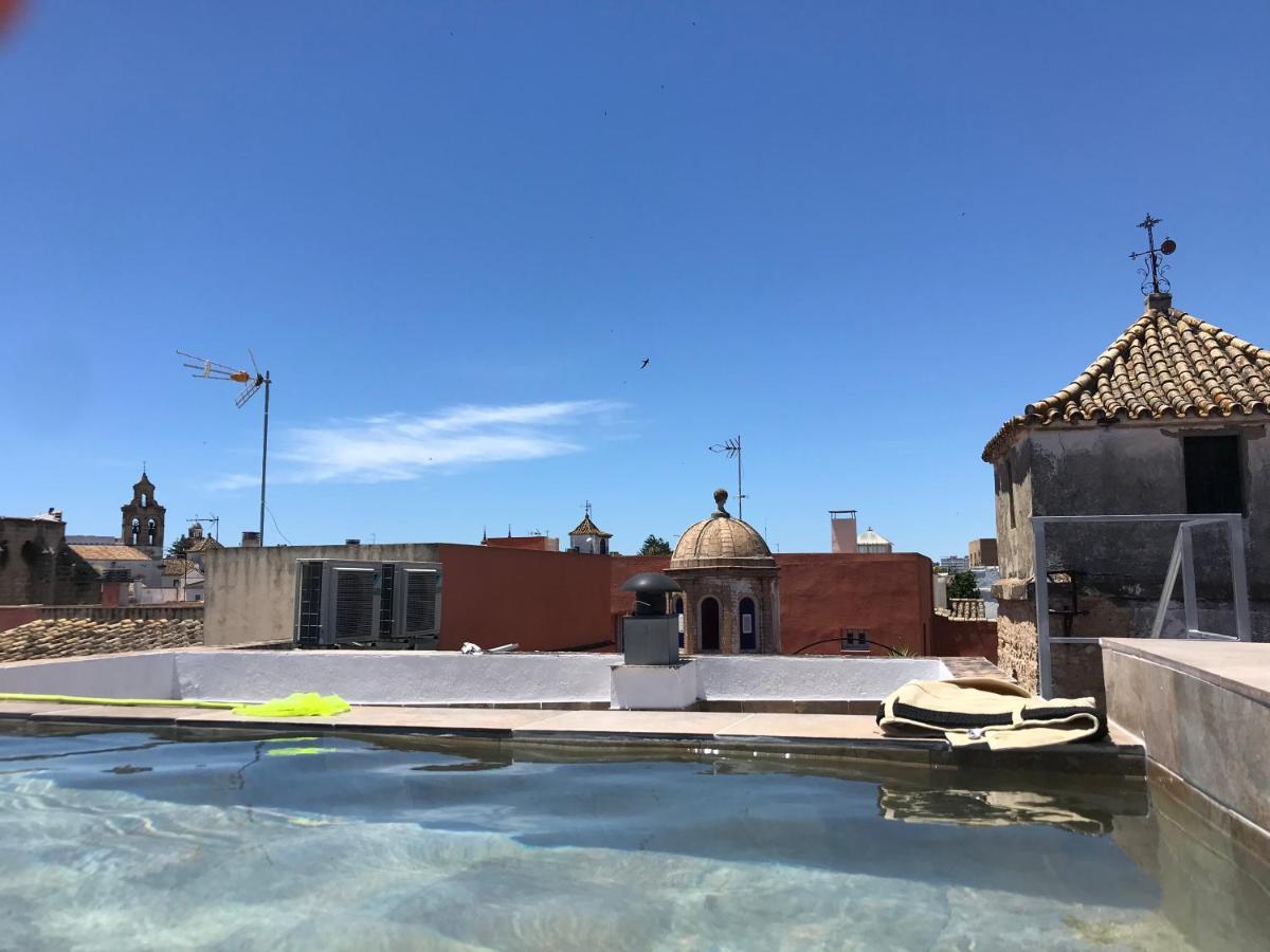 Casa Palacio En Jerez De La Frontera Con Piscina Privada Bagian luar foto