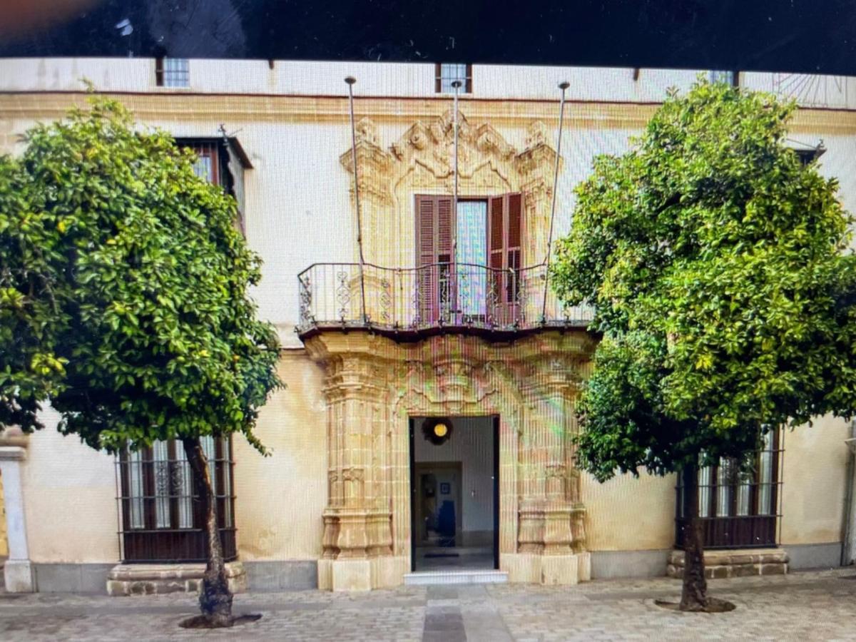 Casa Palacio En Jerez De La Frontera Con Piscina Privada Bagian luar foto