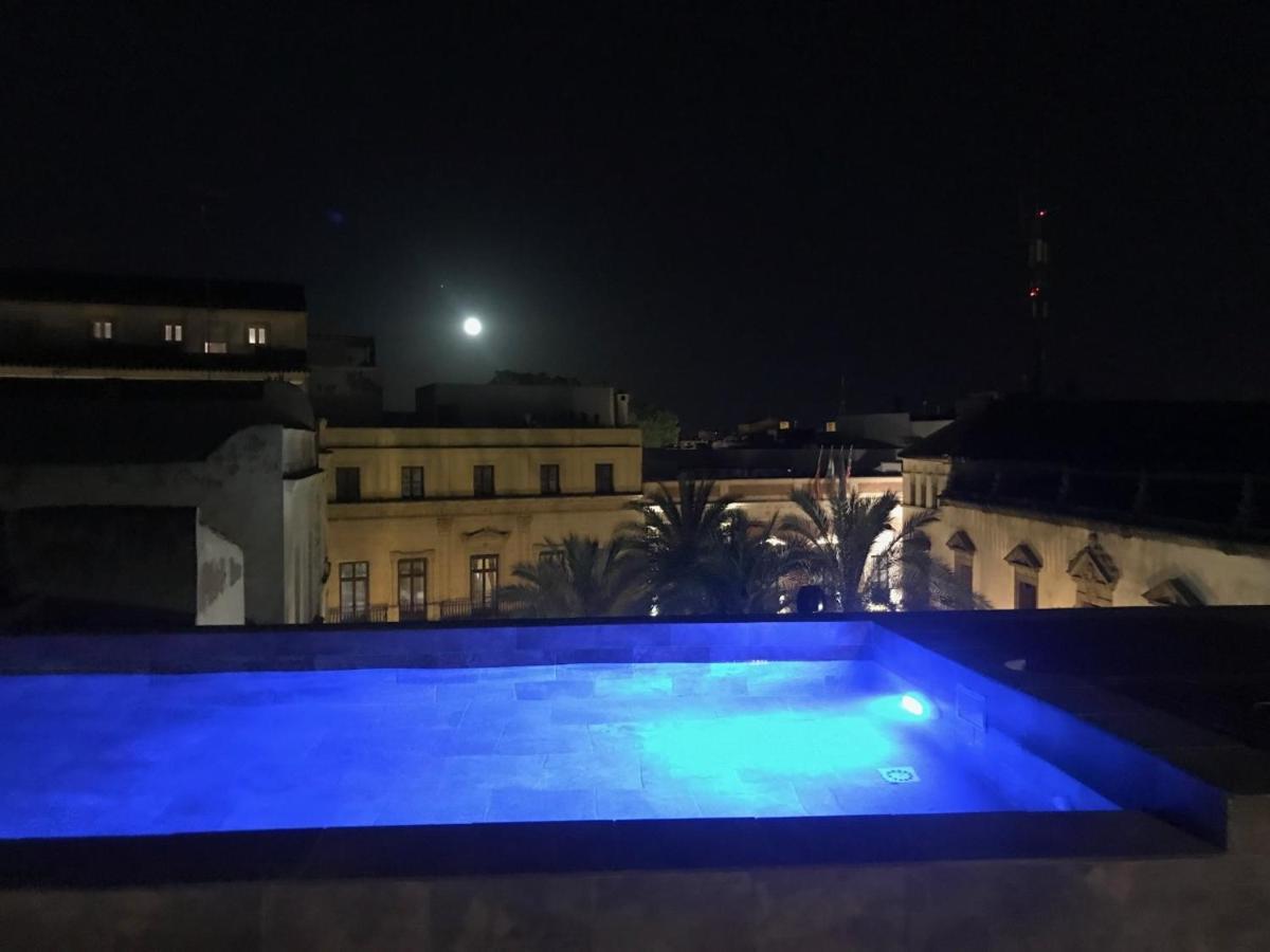 Casa Palacio En Jerez De La Frontera Con Piscina Privada Bagian luar foto